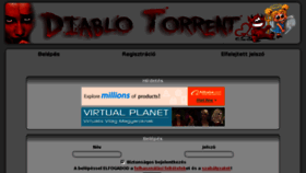 What Diablotorrent.net website looked like in 2017 (7 years ago)