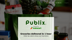 What Delivery.publix.com website looked like in 2017 (7 years ago)