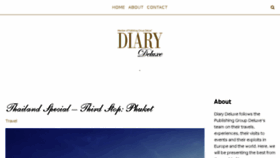 What Diarydeluxe.com website looked like in 2017 (7 years ago)