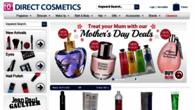 What Directcosmetics.com website looked like in 2017 (7 years ago)