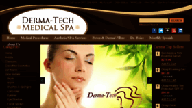 What Derma-tech.com website looked like in 2017 (7 years ago)
