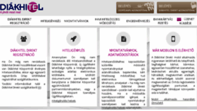 What Diakhiteldirekt.hu website looked like in 2017 (7 years ago)