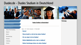 What Duales-studium.org website looked like in 2017 (7 years ago)