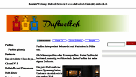 What Duftwelt.ch website looked like in 2017 (7 years ago)