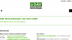 What Dav-berchtesgaden.de website looked like in 2017 (7 years ago)