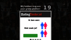 What Datingtinder.nl website looked like in 2017 (7 years ago)