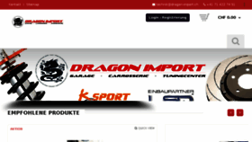 What Dragon-import-shop.ch website looked like in 2017 (7 years ago)