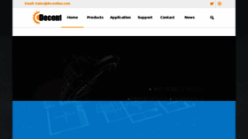 What Decentlux.com website looked like in 2017 (7 years ago)