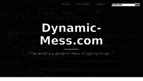 What Dynamic-mess.com website looked like in 2017 (7 years ago)