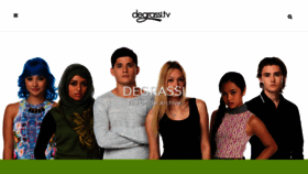 What Degrassi.tv website looked like in 2017 (7 years ago)