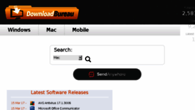 What Downloadbureau.com website looked like in 2017 (7 years ago)