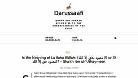 What Darussaafi.com website looked like in 2017 (7 years ago)