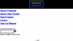 What Davisrealtors.net website looked like in 2017 (7 years ago)