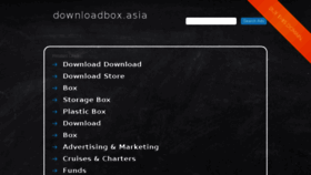 What Downloadbox.asia website looked like in 2017 (7 years ago)