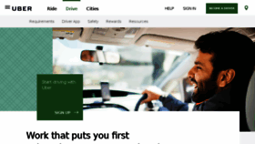 What Driveuber.ca website looked like in 2017 (7 years ago)