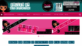 What Dolleduphair.co.uk website looked like in 2017 (7 years ago)