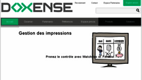 What Doxense.fr website looked like in 2017 (7 years ago)