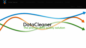What Datacleaner.org website looked like in 2017 (6 years ago)