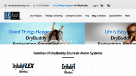 What Drybuddy.com website looked like in 2017 (7 years ago)