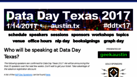 What Datadaytexas.com website looked like in 2017 (7 years ago)