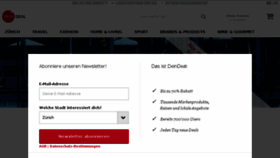 What Deindeal.ch website looked like in 2017 (8 years ago)