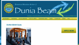 What Duniabeam.eu website looked like in 2017 (7 years ago)