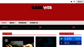 What Darkweb.world website looked like in 2017 (6 years ago)