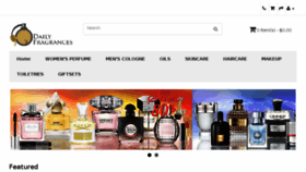 What Dailyfragrances.com website looked like in 2017 (7 years ago)