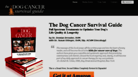 What Dogcancerbook.com website looked like in 2017 (7 years ago)