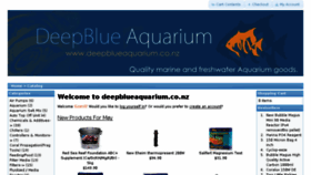 What Deepblueaquarium.co.nz website looked like in 2017 (7 years ago)