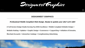 What Designwestgraphics.com website looked like in 2017 (7 years ago)