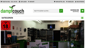 What Dampfcouch.de website looked like in 2017 (7 years ago)