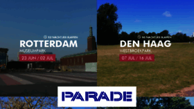 What Deparade.nl website looked like in 2017 (7 years ago)