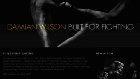 What Damian-wilson.com website looked like in 2017 (7 years ago)