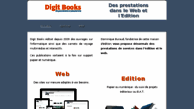 What Digitbooks.fr website looked like in 2017 (6 years ago)