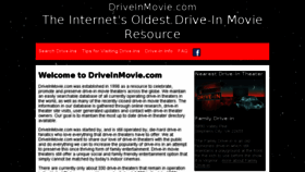 What Driveinmovie.com website looked like in 2017 (6 years ago)