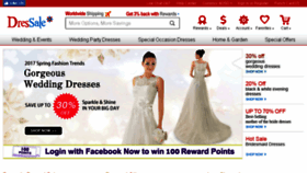 What Dressale.com website looked like in 2017 (6 years ago)