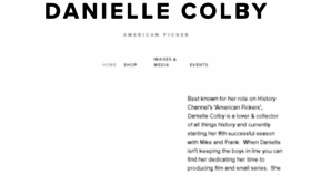 What Daniellecolby.com website looked like in 2017 (7 years ago)