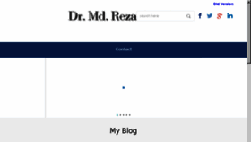 What Dr-rezaulkarim.com website looked like in 2017 (6 years ago)