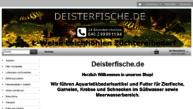 What Deisterfische.de website looked like in 2017 (7 years ago)