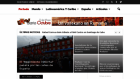 What Diario-octubre.com website looked like in 2017 (7 years ago)