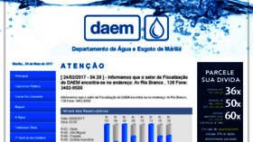 What Daem.com.br website looked like in 2017 (7 years ago)