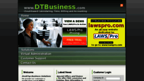 What Dtbusiness.com website looked like in 2017 (7 years ago)