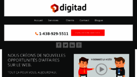 What Digitad.ca website looked like in 2017 (6 years ago)