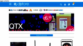 What Djstore.com website looked like in 2017 (7 years ago)