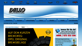 What Dello.de website looked like in 2017 (7 years ago)