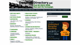 What Deeplinkdirectory.net website looked like in 2017 (7 years ago)