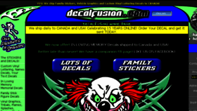 What Decalfusion.com website looked like in 2017 (6 years ago)