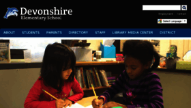 What Devonshire68.org website looked like in 2017 (6 years ago)