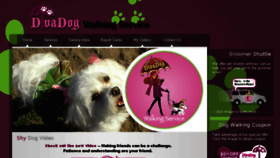 What Divadogwalking.com website looked like in 2017 (7 years ago)